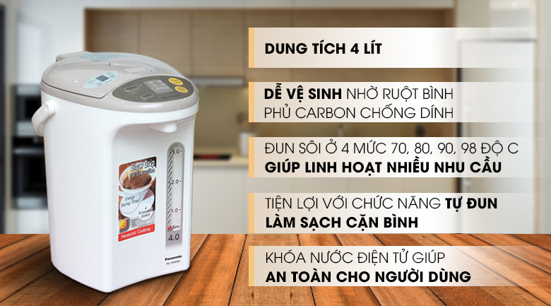 Bình thủy điện Panasonic NC-EG4000CSY